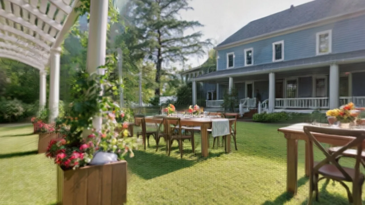 AI 3D preview of The Ivy Place- Garden Wedding Venue
